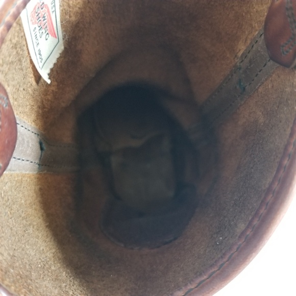 VTG Red Wing Boots Mens Size 8B Brown Cowboy West - Picture 4 of 8